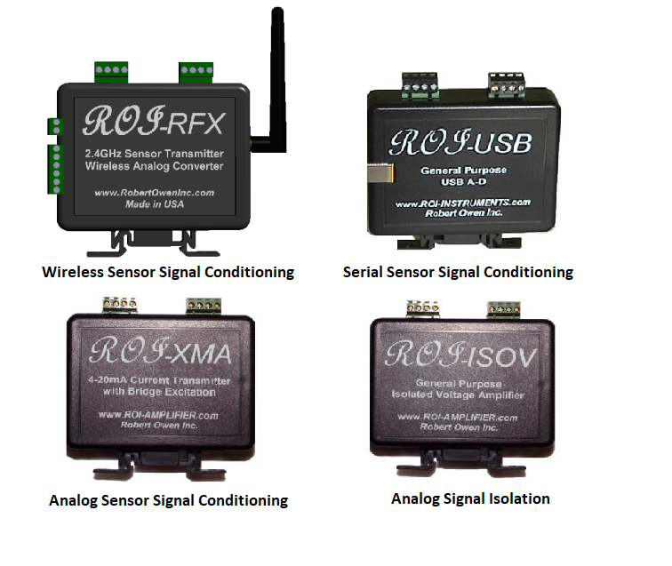 Robert Owen custom designs and manufactures sensor signal conditioning