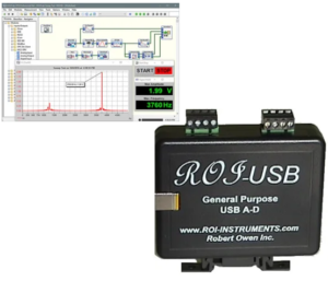 The DASYLAB ROI-USB-Thermistor Bundle is a USB Thermistor Temperature Recording system, that connects 10K NTC temperature sensors to a Windows computer. 