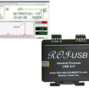 The DASYLAB ROI-USB-Thermistor Bundle is a USB Thermistor Temperature Recording system, that connects 10K NTC temperature sensors to a Windows computer.