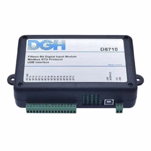 D8710 Modbus USB Contact Monitoring 15 digital status signals and on/off contact sensor/transducers
